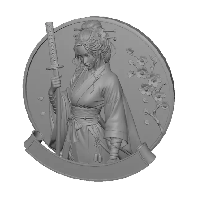 3D model for Iwakuni Samurai Emblem
