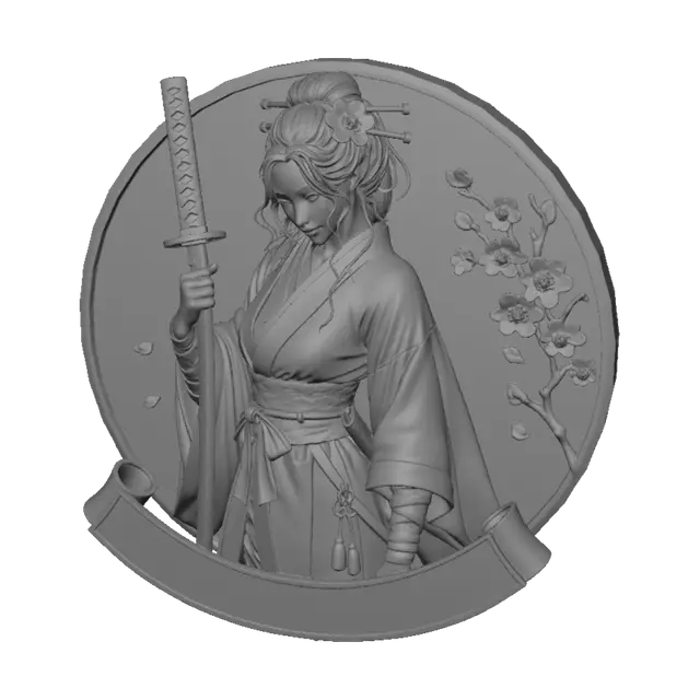 3D model for Iwakuni Samurai Emblem