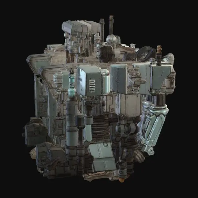 3D model for Steel Cube Citadel