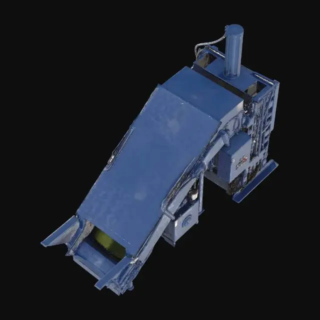 3D model for Blue Industrial Baler