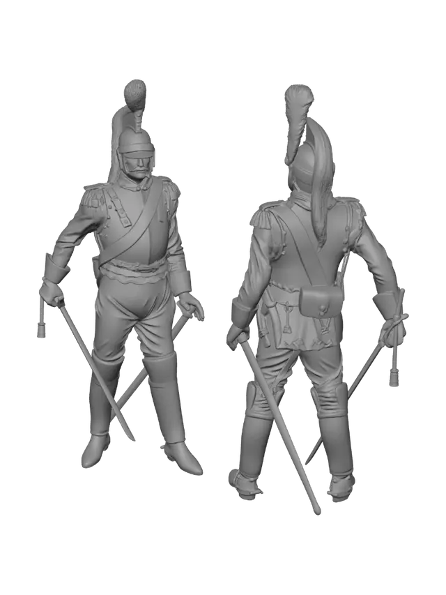 3D model for Napoleonic French Soldiers