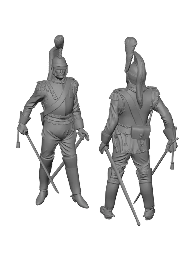 3D model for Napoleonic French Soldiers