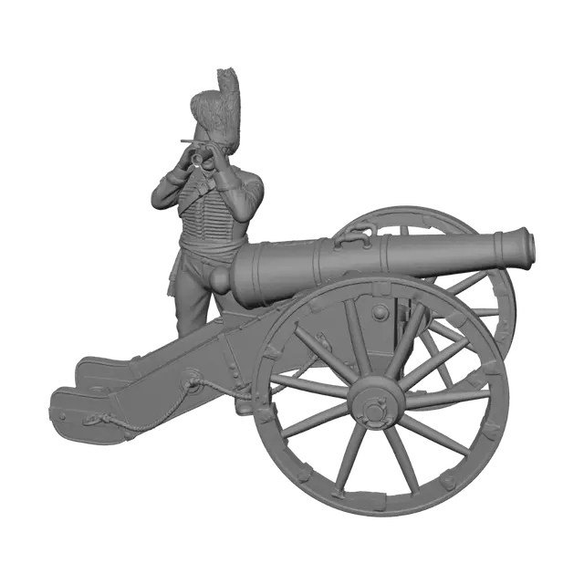 3D model for british artillery official 1815