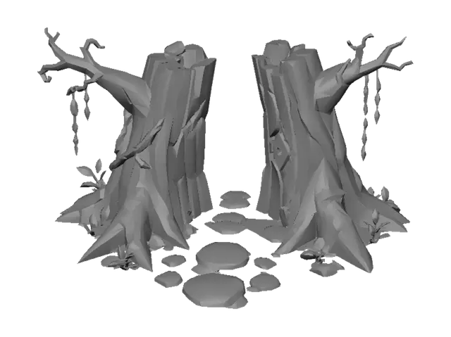 3D model for Emerald Gate