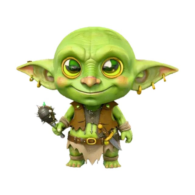 3D model for Goblin Warrior