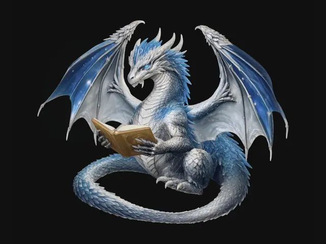 3D model for Icebound Librarian Dragon