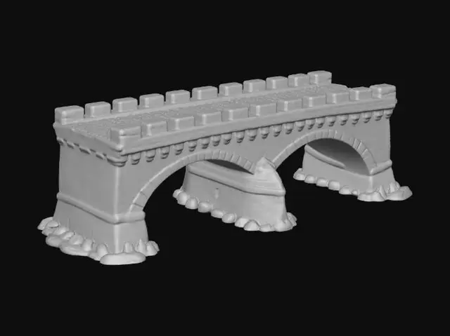 3D model for Twin-Arched Stone Bridge