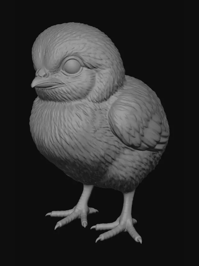 3D model for Golden Chick