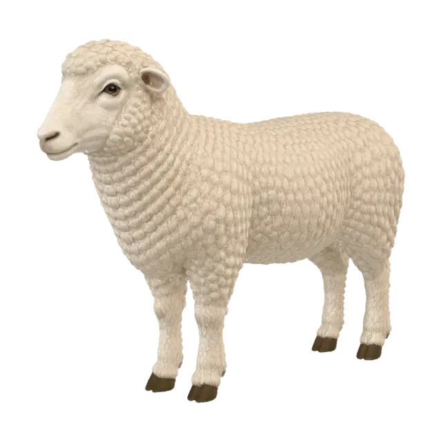 3D model for Ivory Curl Sheep