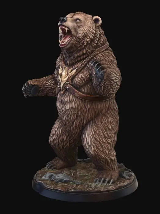 3D model for Roaring Bear Warrior