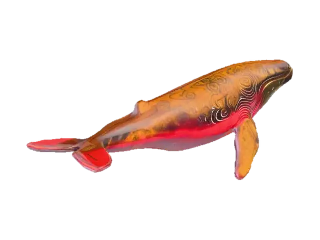 3D-модель Crypto Whale Odyssey, сгенерированная ИИ