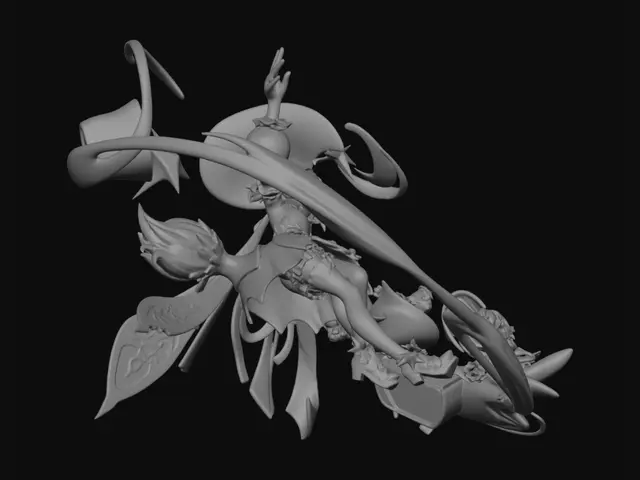 3D model for Nebula Ribbon Dance