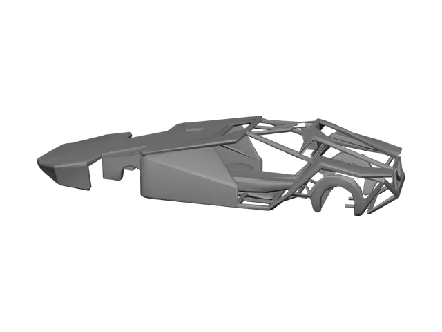 3D model for Iron Lattice Frigate