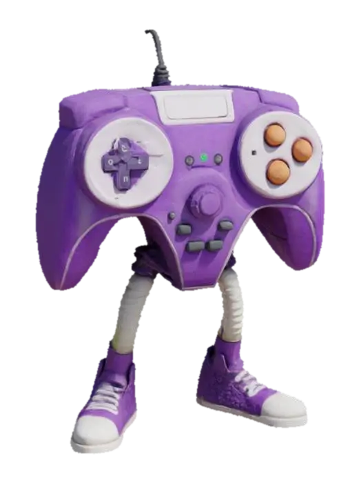 Gamer Legs - Video 3D model, vytvořený pomocí AI