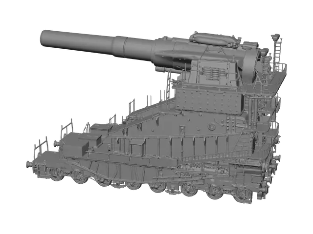 3D model for Ornate Gustav Gun