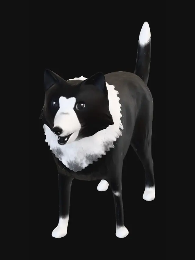 3D model for Running Greyhound