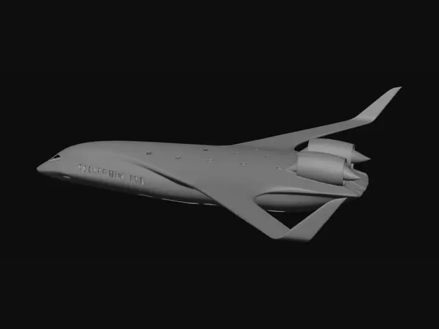 3D model for Manta Jet