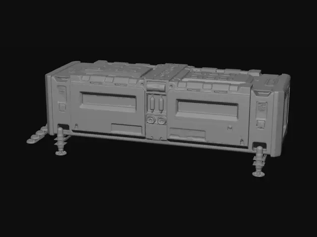 3D model for Stellix Desert Habitat Module