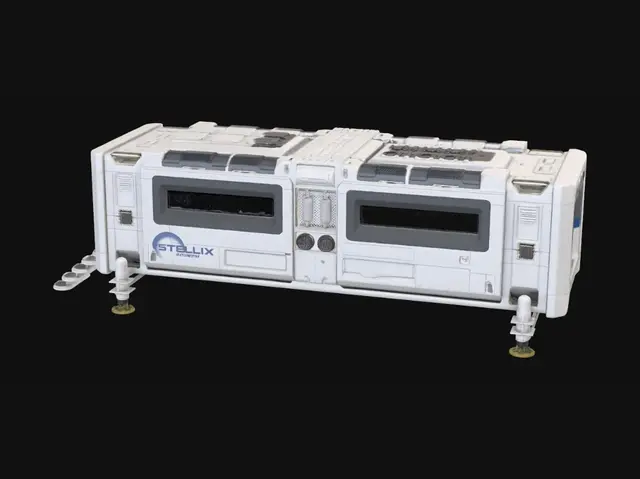 3D model for Stellix Desert Habitat Module