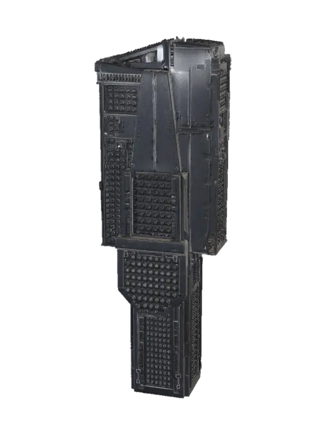 LEGO Server Tower - Metropolis 3D model, vytvořený pomocí AI