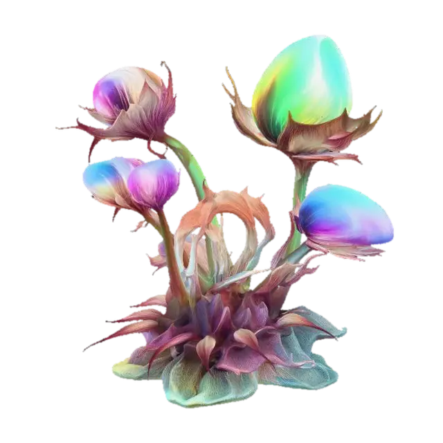 Modello 3D Prismatic Bloom - Prism, generato dall’IA