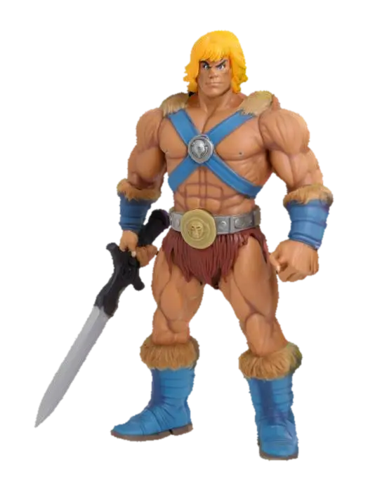 He-Man - 80s 3D model, vytvořený pomocí AI