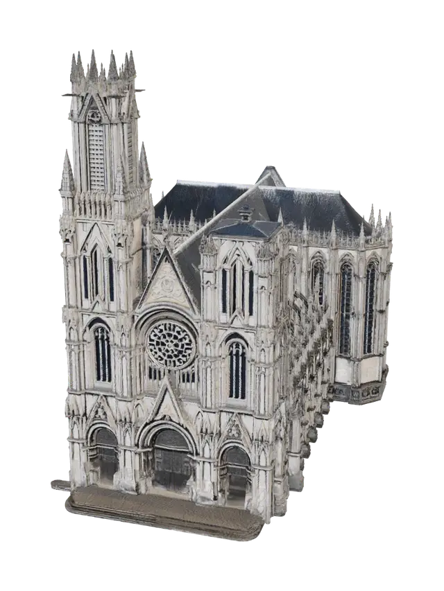 3D model for Gothic Cathedral Model