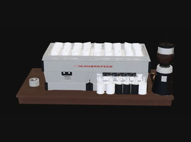 3D model for Morning Roast at a Modern Café