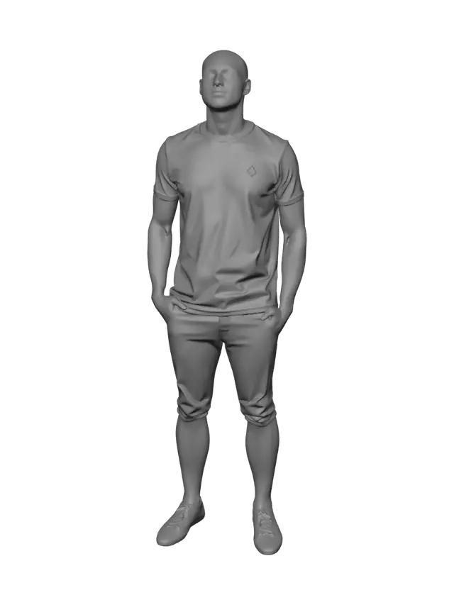 3D model for office t-shirt