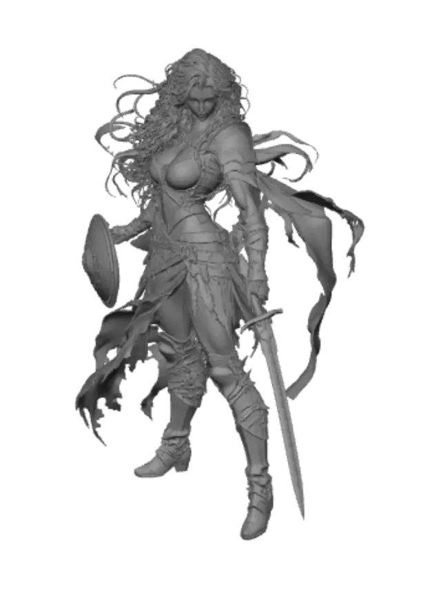 3D model for Emberblade Valkyrie