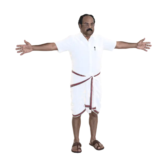 Tamil - Tradition 3D model, vytvořený pomocí AI