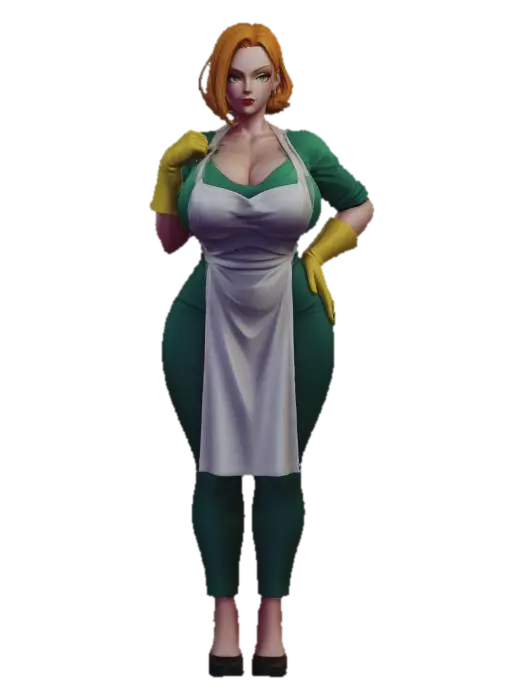 Dexter Mom - Family 3D model, vytvořený pomocí AI