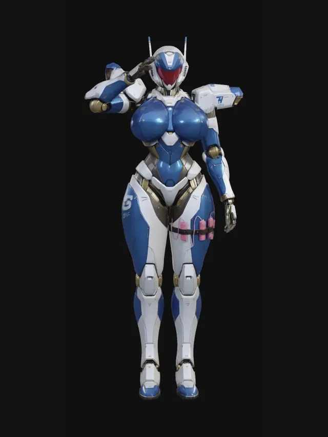 3D model for Azure Valkyrie