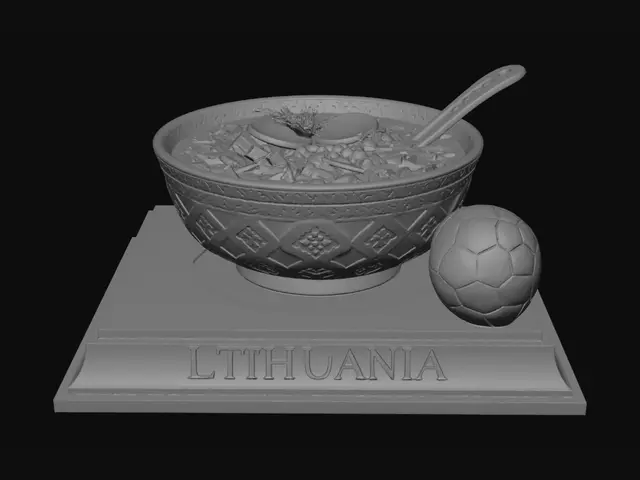 3D model for Lithuanian Cold Beet Soup