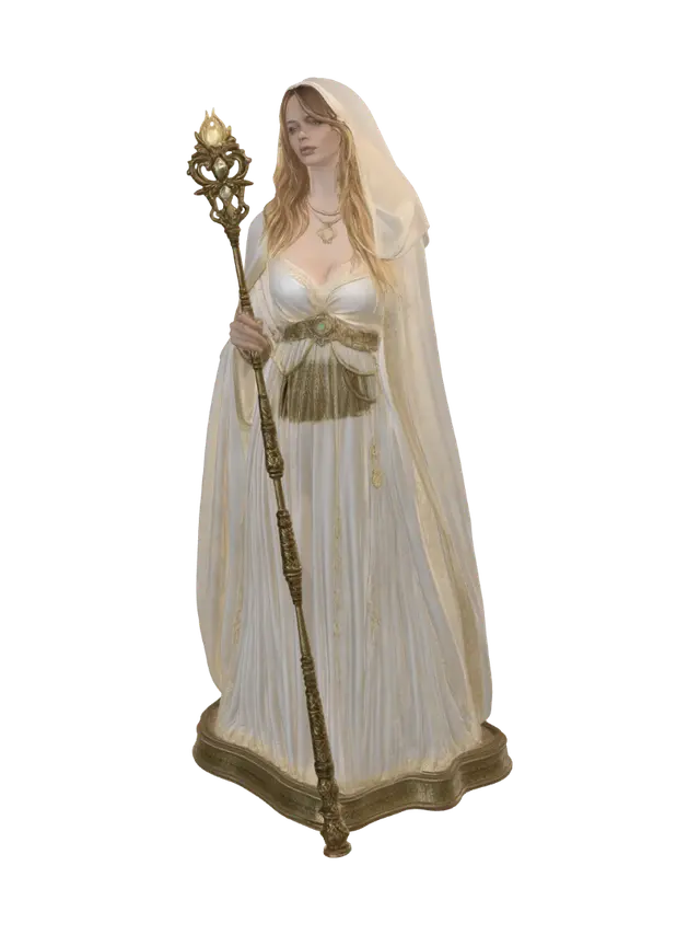 3D model for Kendra the Priestess