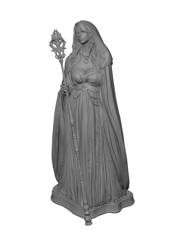 3D model for Kendra the Priestess