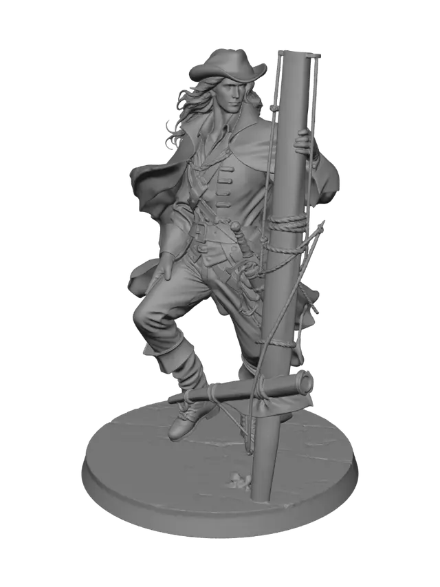 3D model for Alphonse the Swashbuckler
