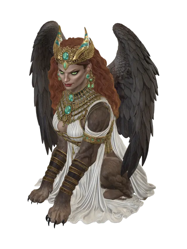 Anna The Sphinx - Generated AI 생성 3D 모델