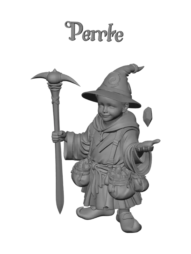 3D model for Parker the Earth Mage