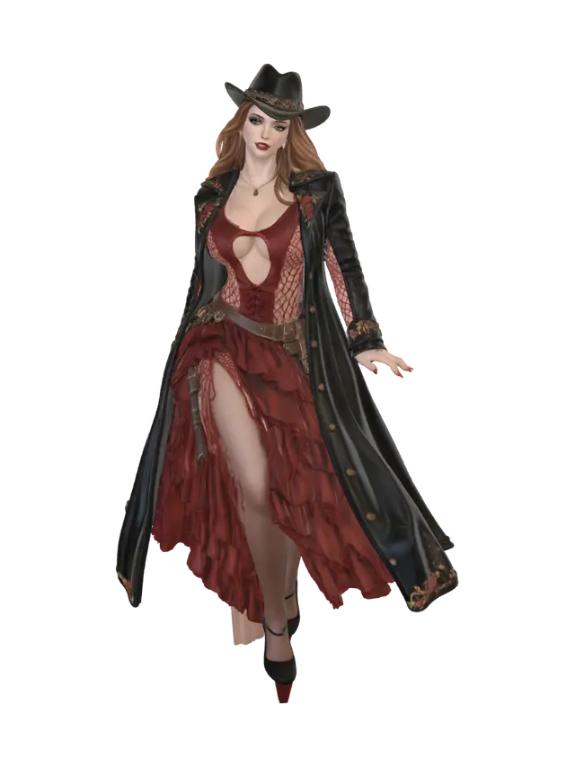 3D model for Kaitlyn the Assassin