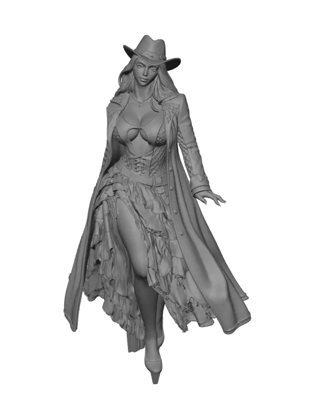3D model for Kaitlyn the Assassin
