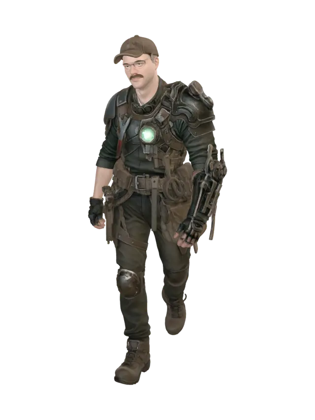 3D model for Wanderer in the Ruins
