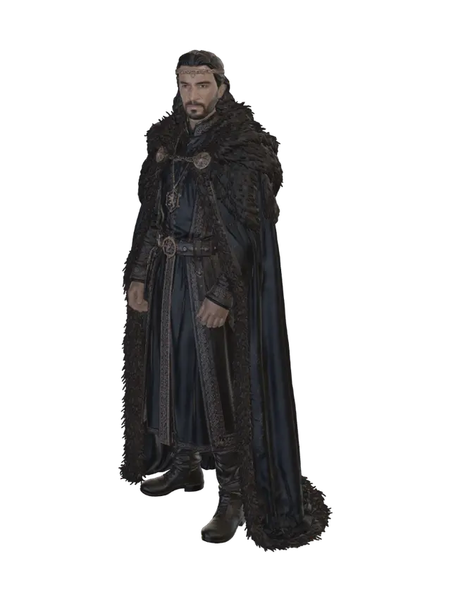 Modello 3D King Henry of Avalon - Manes, generato dall’IA