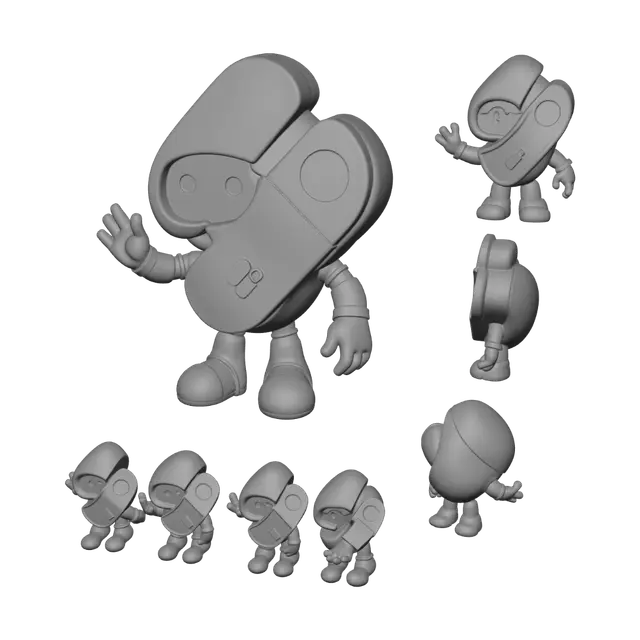 3D model for VIDU Buddy Bot