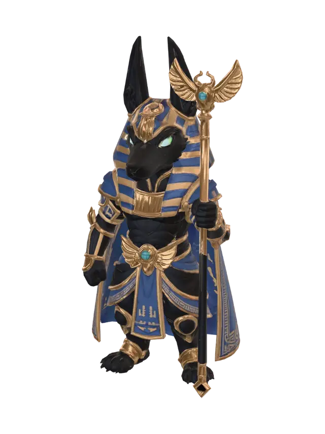 3D model for Pharaoh Anubis