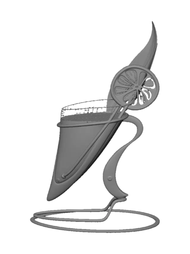 3D model for Crimson Wing Cocktail