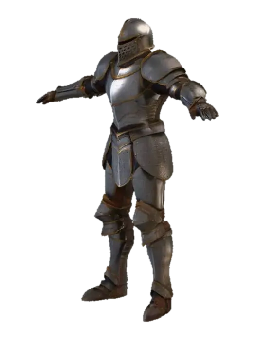 3D model for Knight's Embrace