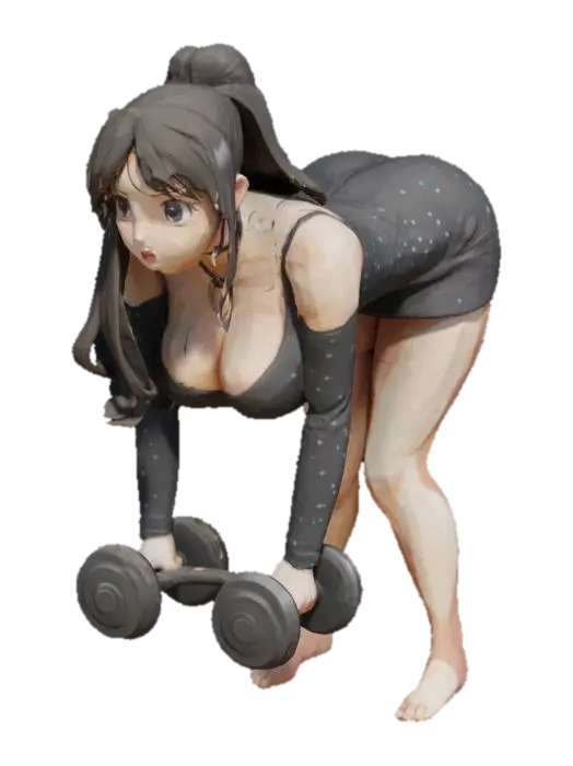 Workout at Home - Active 3D model, vytvořený pomocí AI