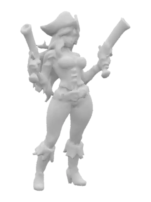 3D model for Pirate Adventurer