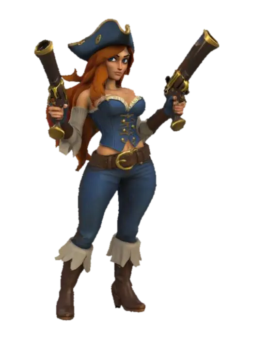 3D model for Pirate Adventurer